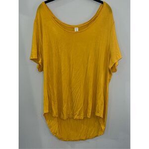 Old Navy Yellow Luxe Tee - Size XXL